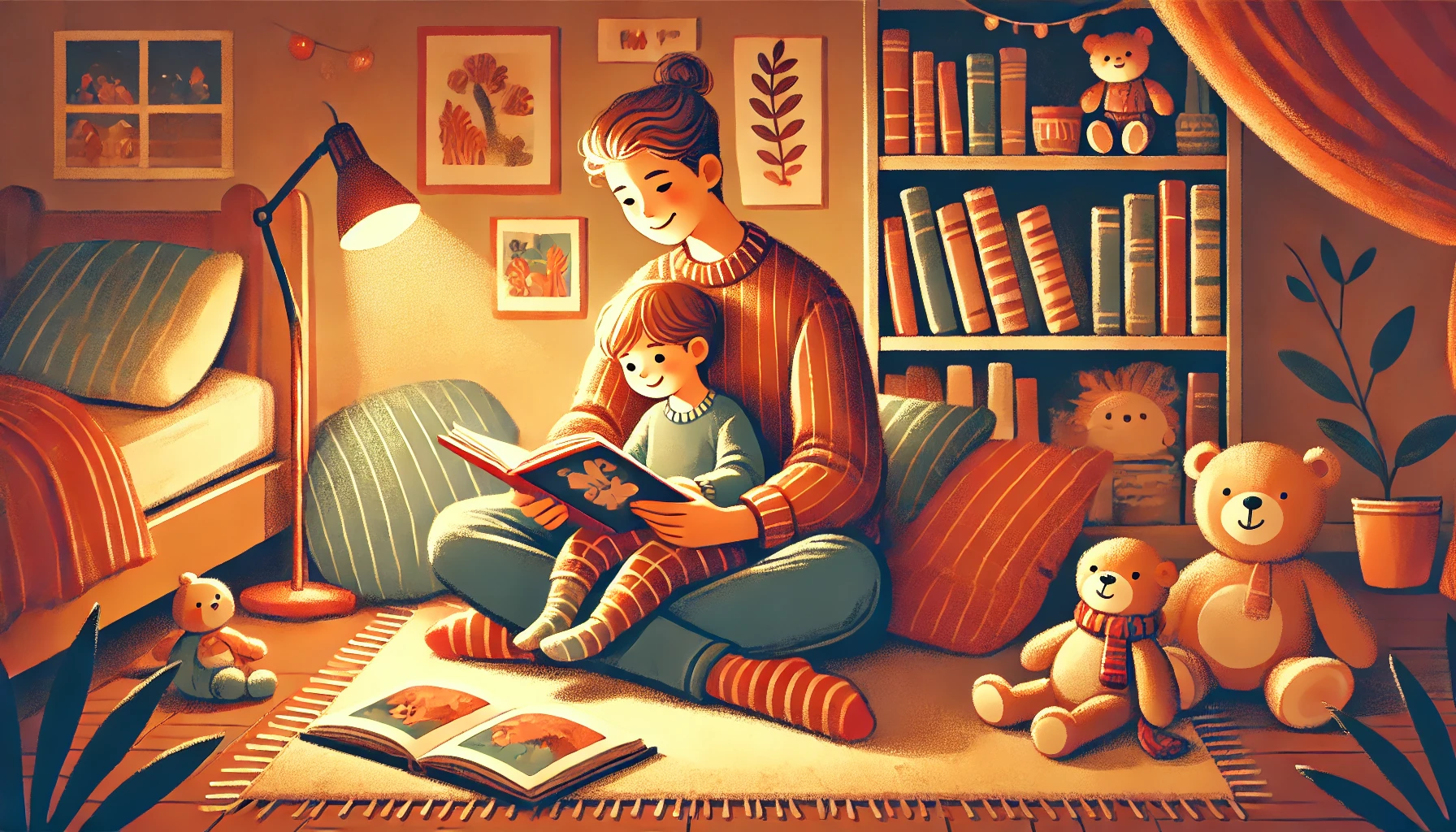 絵本の読み聞かせ