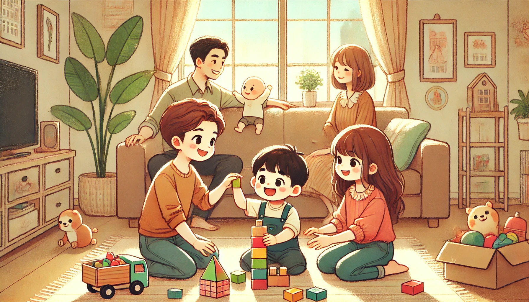 仲の良い兄弟