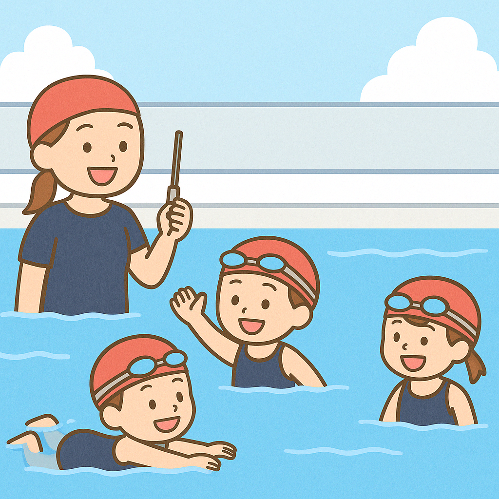 水泳の授業