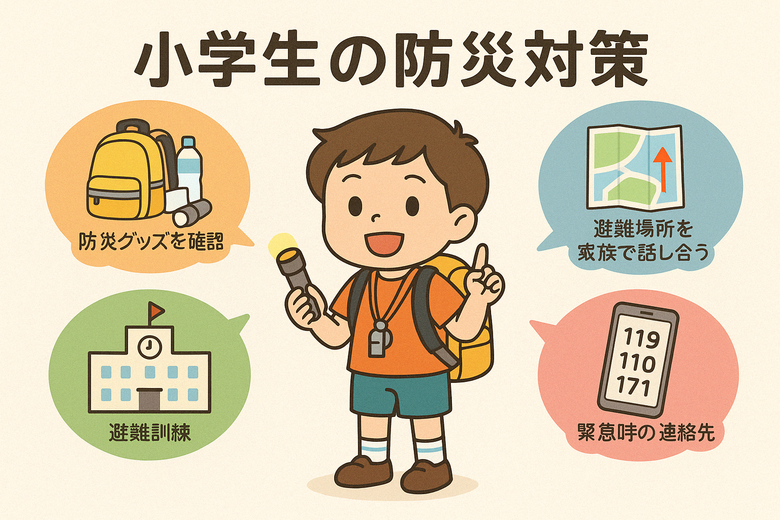 小学生の防災対策