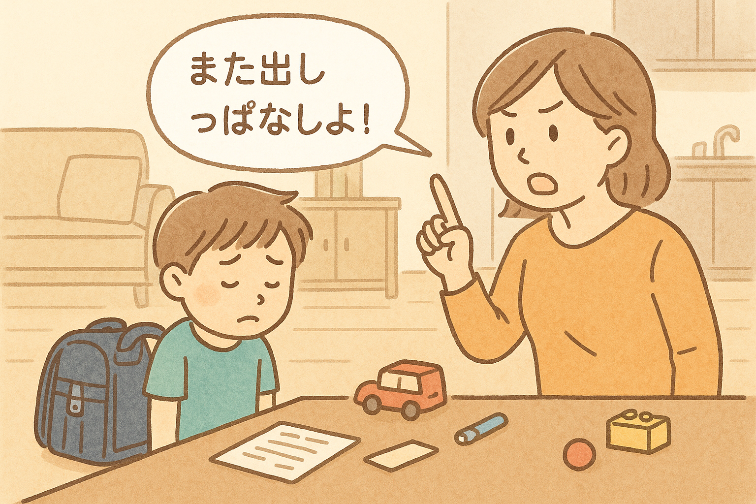 なんで言った通りにしないの？