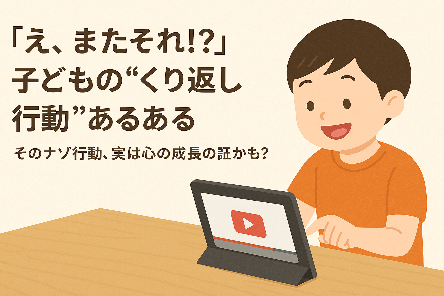 子どもの“くり返し行動”