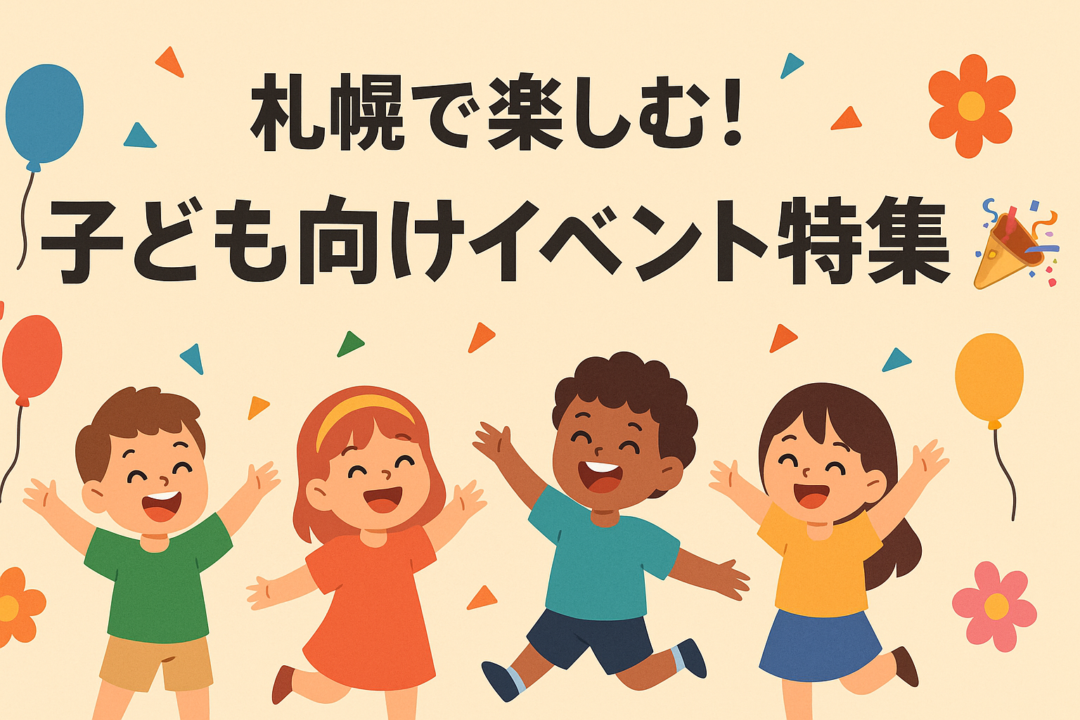 札幌で楽しむ！子ども向けイベント特集