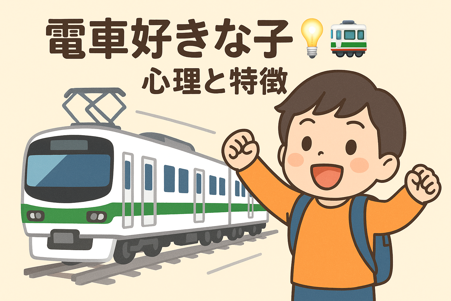 電車好きな子の心理と特徴