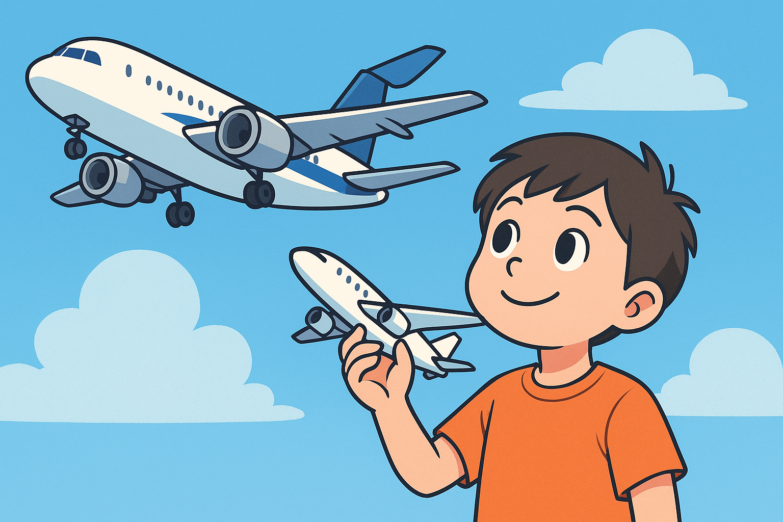飛行機が好きな男の子の特長と学びにつなげる方法