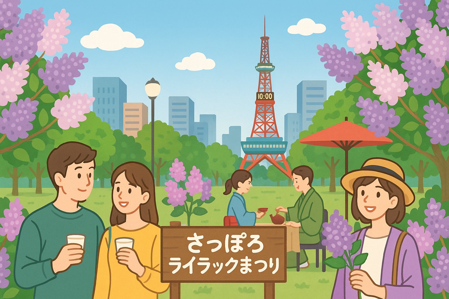 ライラックの街・札幌とライラックまつり