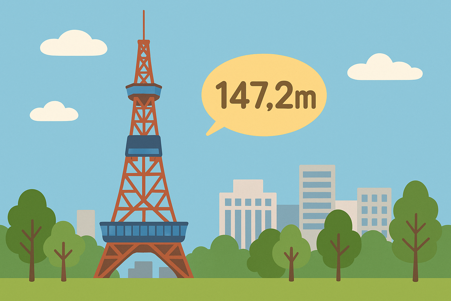 札幌の不思議：テレビ塔の高さはなぜ147.2m？
