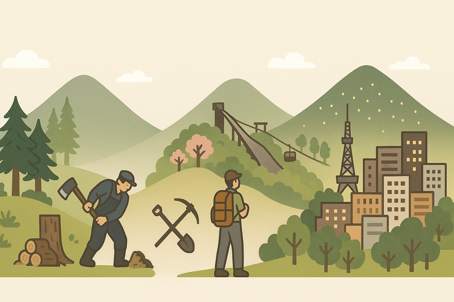 札幌の山と都市の関わりの歴史