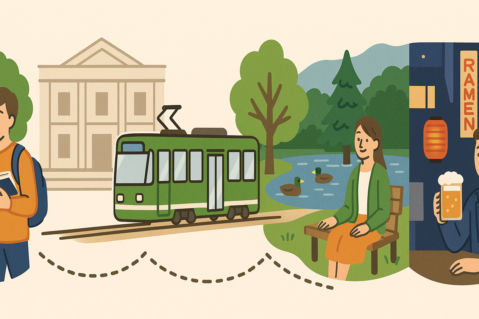 【札幌再発見】市電で巡る1日小さな旅プラン｜ローカルスポット満喫ルート