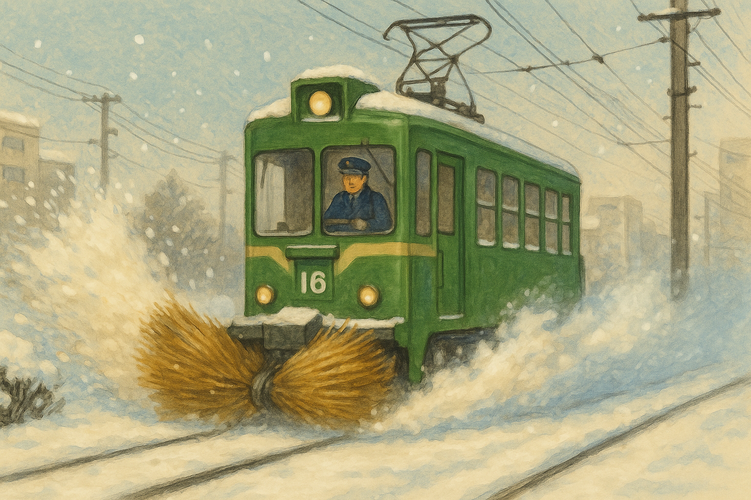 札幌市電の除雪車「ササラ電車」って知ってる？