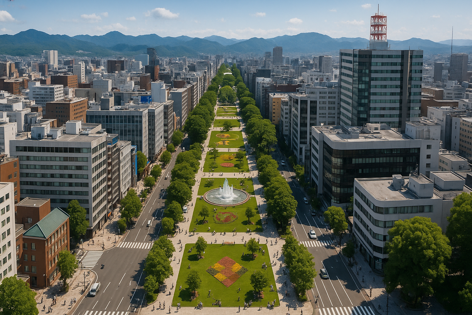 大通公園とテレビ塔の関係性を深掘り！