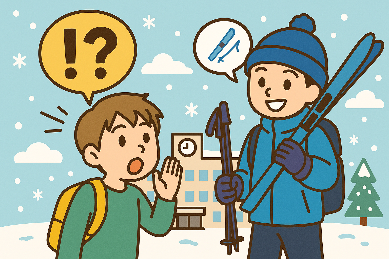【札幌の小学生あるある②】 スキー授業があるの、道外の友達に言うと驚かれる