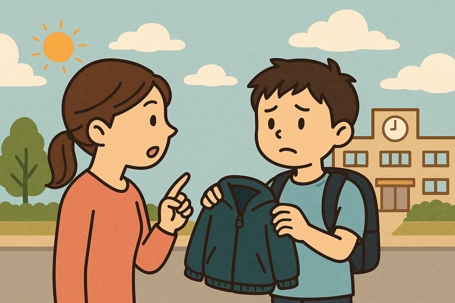 【札幌の小学生あるある⑥】 朝の「今日はジャンパーいる？いらない？」論争