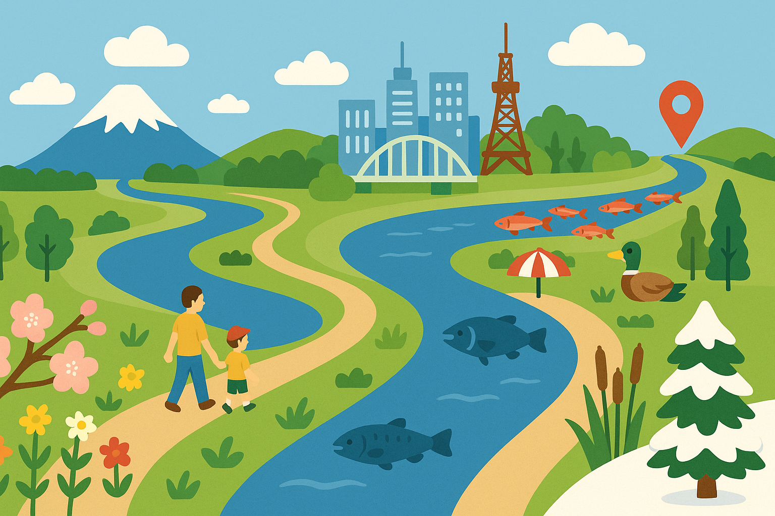 豊平川ってどんな川？札幌のまちと暮らしを支える大切な存在