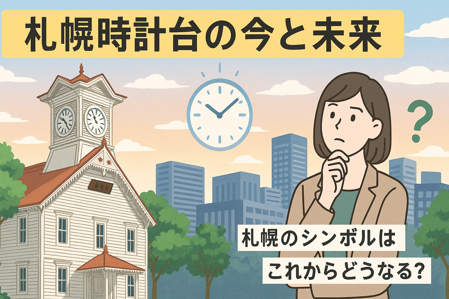 【時計台の今と未来】札幌のシンボルはこれからどうなる？
