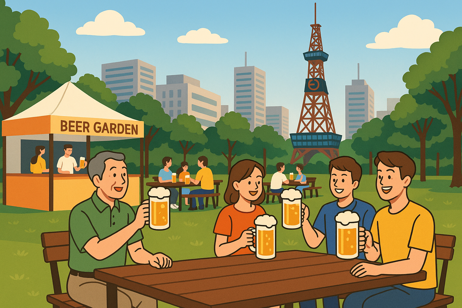 【2025年夏】大通公園ビアガーデン特集｜札幌市民が楽しむ裏ワザ＆おすすめ席