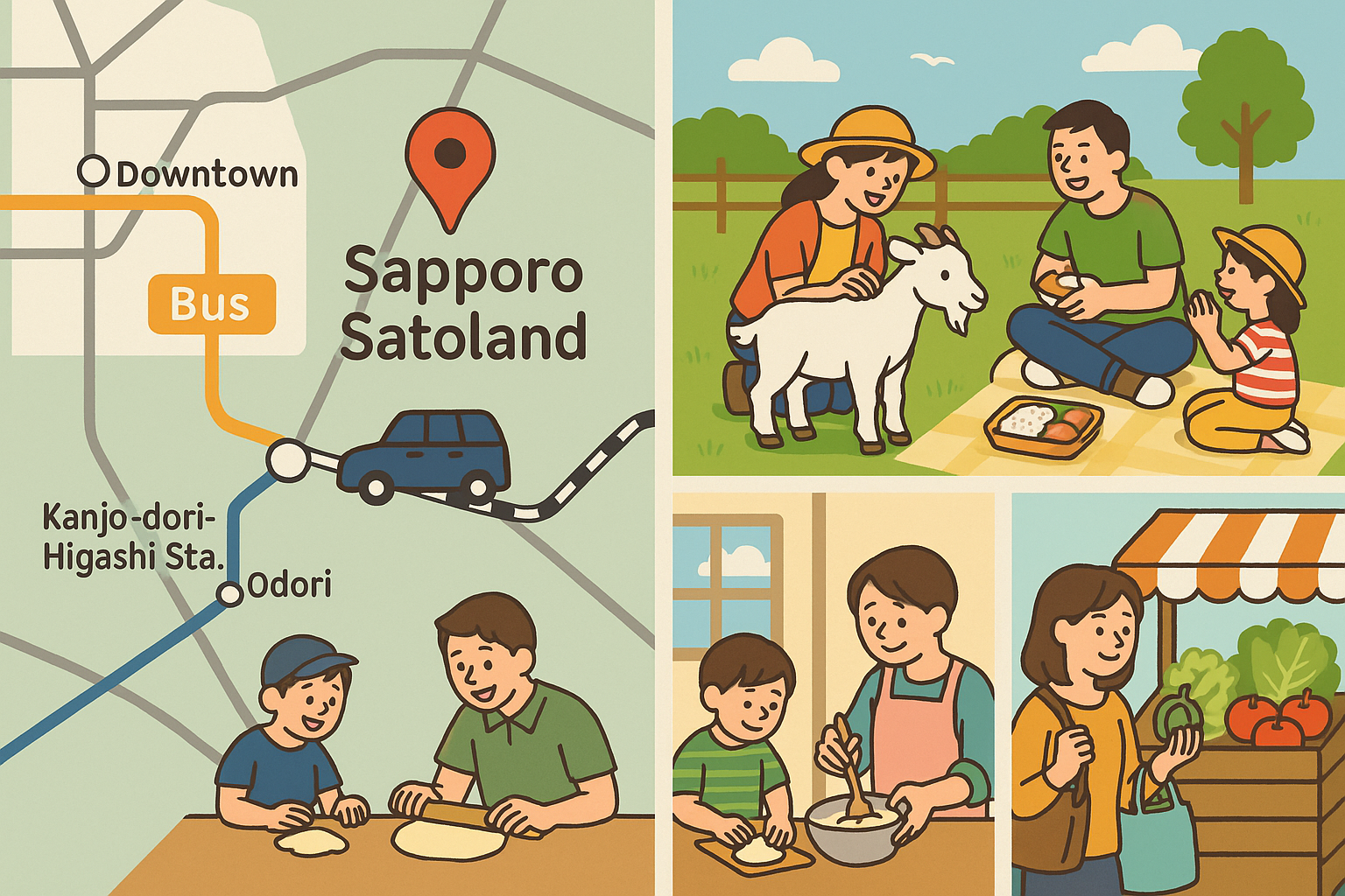 初めてでも安心！サッポロさとらんど行き方・当日のプランニング徹底ガイド