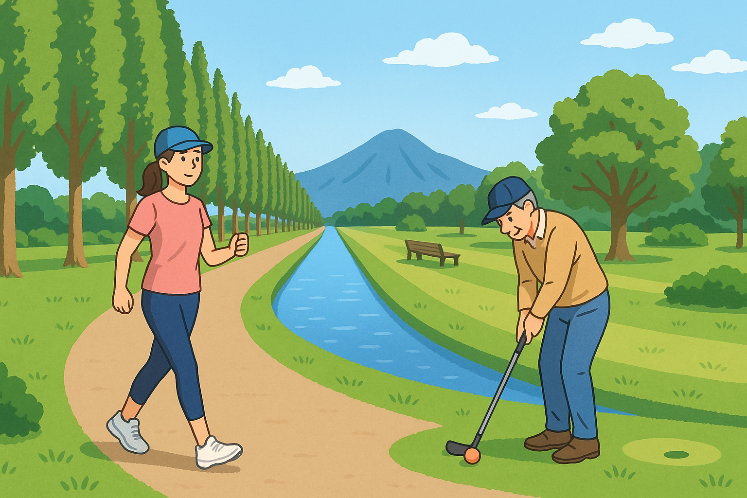 運動もリラックスも。前田森林公園で始めるウォーキング＆パークゴルフ