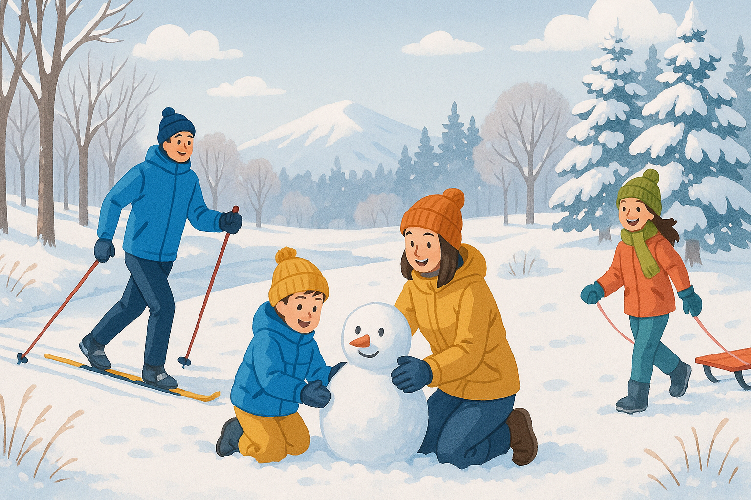 冬こそ行こう！前田森林公園の雪遊び・クロスカントリー＆自然観察
