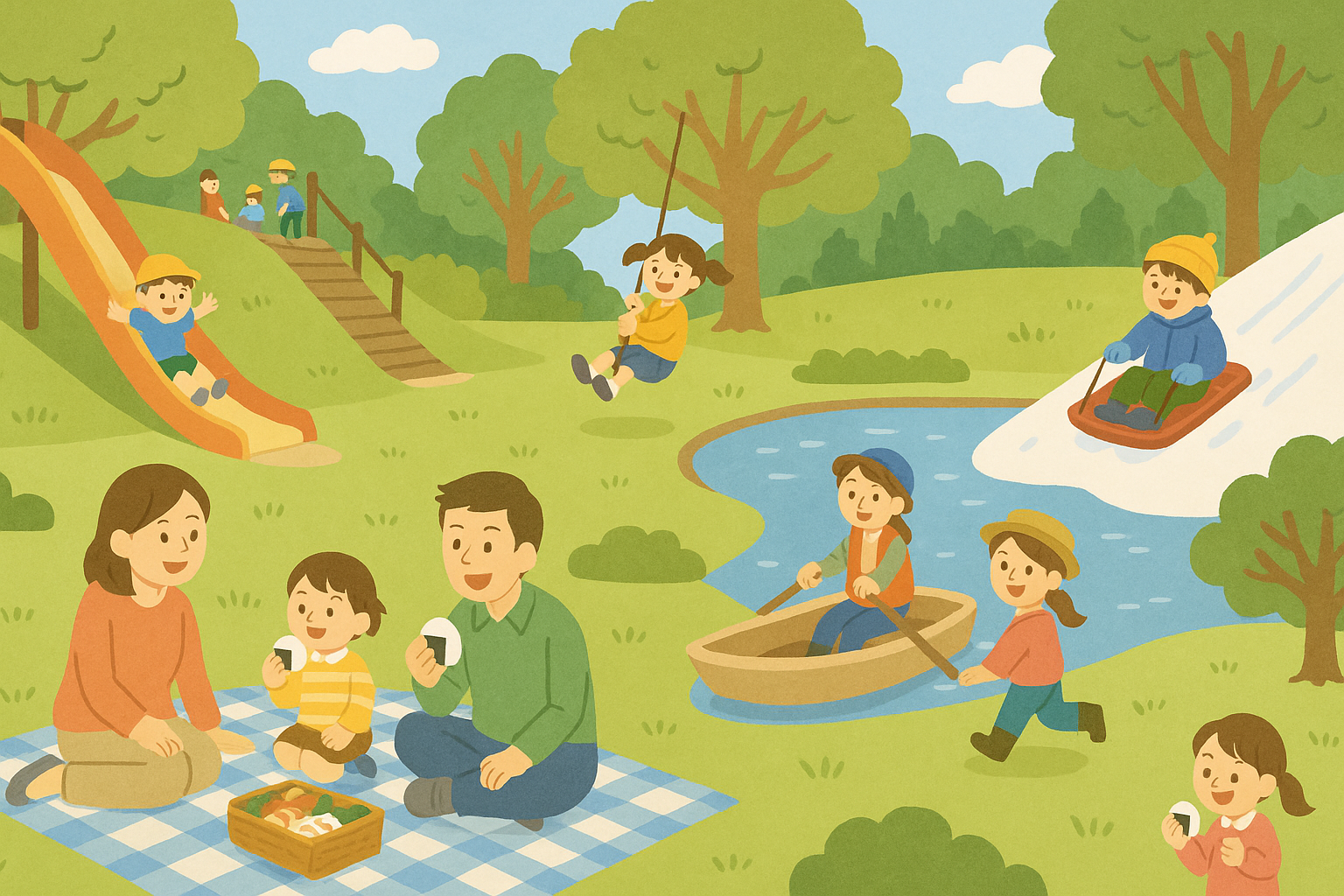 月寒公園で遊ぼう！子どもが喜ぶファミリースポット5選